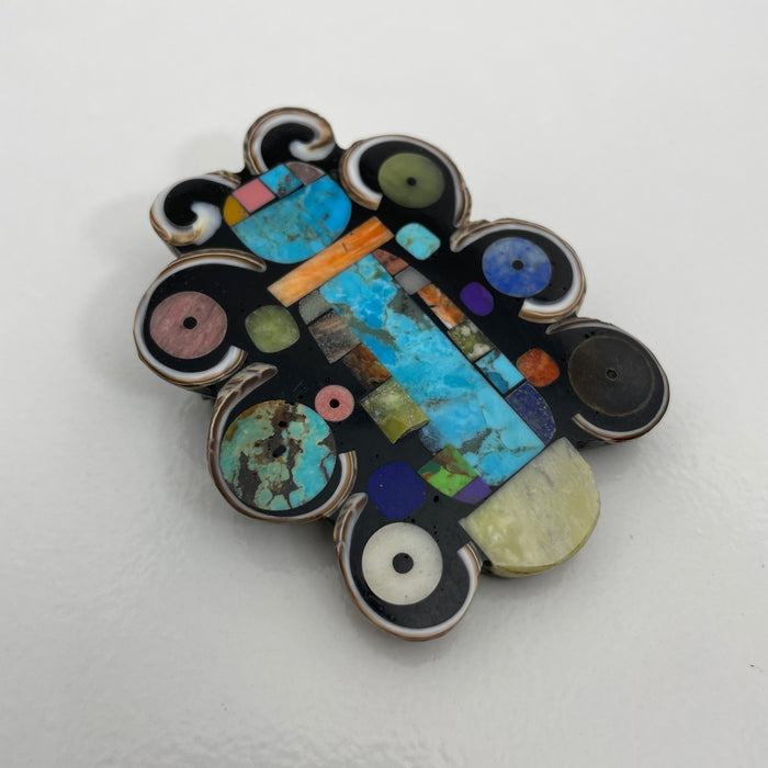 Cosmic Pollinator Pin/Pendant, by Mary L. Tafoya