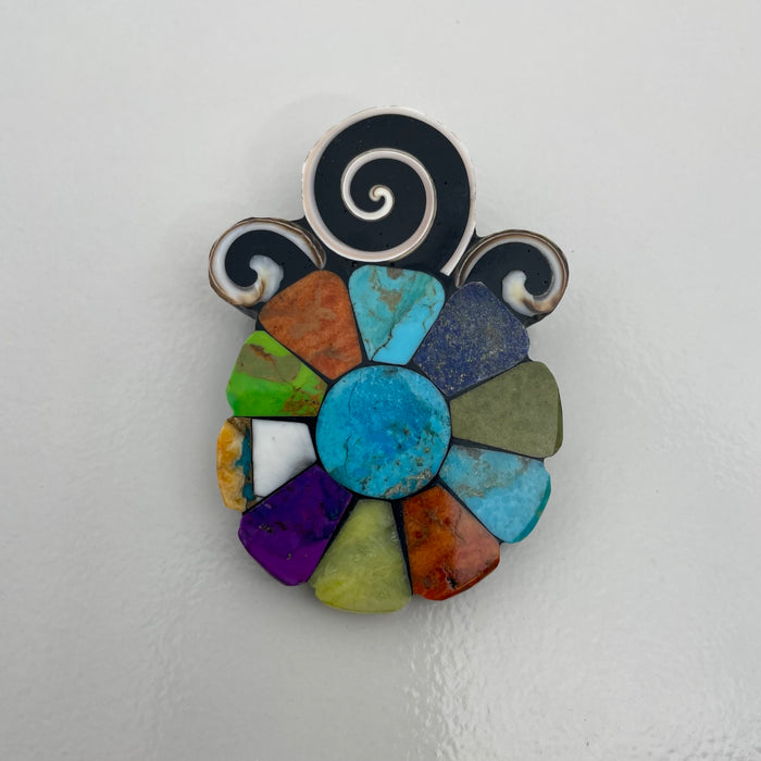 Blossom and Moisture Pendant, by Mary L. Tafoya