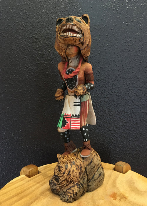 Bear Society Dancer Doll, by Bradford Kaye, Hopi