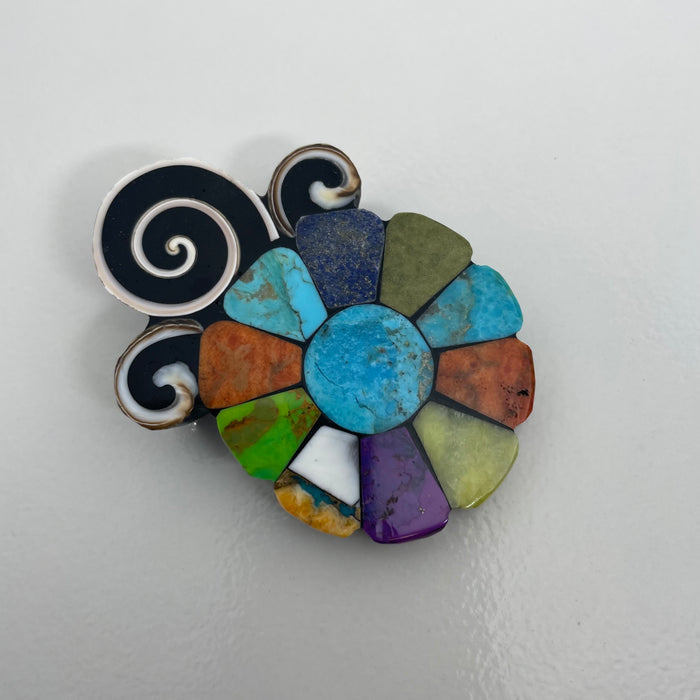 Blossom and Moisture Pendant, by Mary L. Tafoya