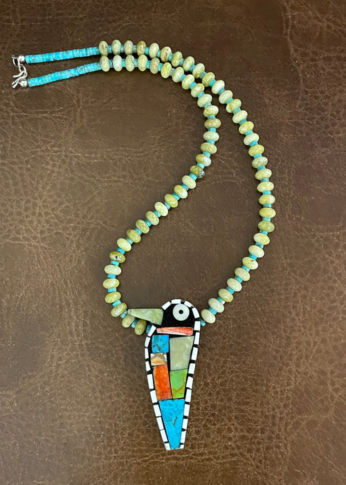 Hummingbird Necklace, by Mary L. Tafoya