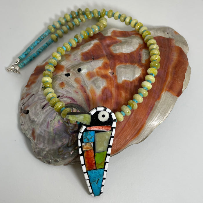 Hummingbird Necklace, by Mary L. Tafoya