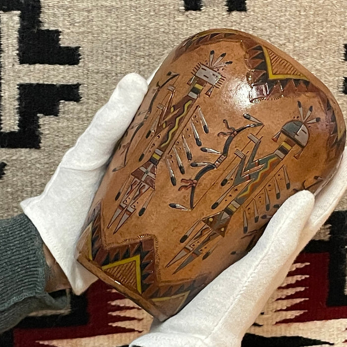 Navajo Pottery Vase, by Nancy Ann Chilly Yazzie and Jackson Yazzie