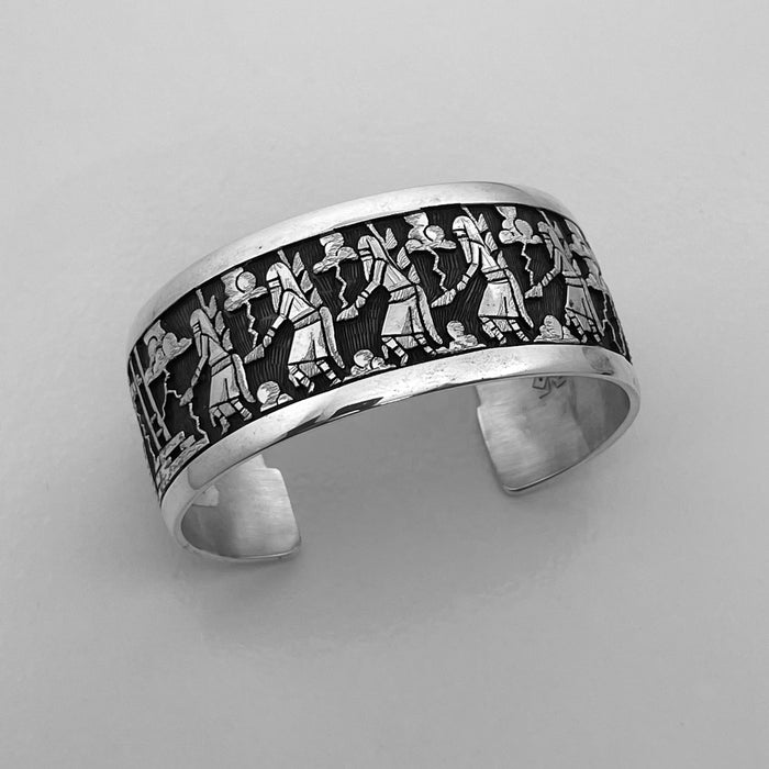 Rain Bringers Kachina Bracelet, by Bennett Kagenveama