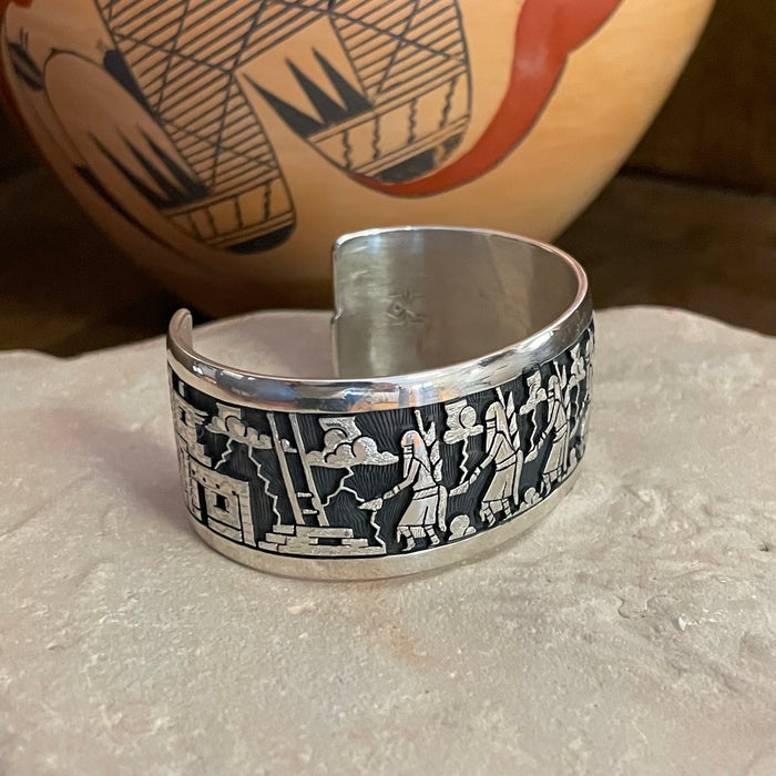 Rain Bringers Kachina Bracelet, by Bennett Kagenveama