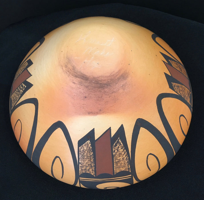 Water Symbols and Abstracts Hopi Pot, by Garret Maho