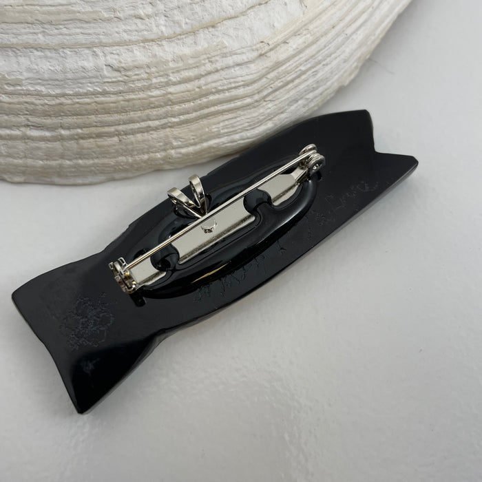 Little Swimmer Fish Pin/Pendant, by Mary Louise Tafoya