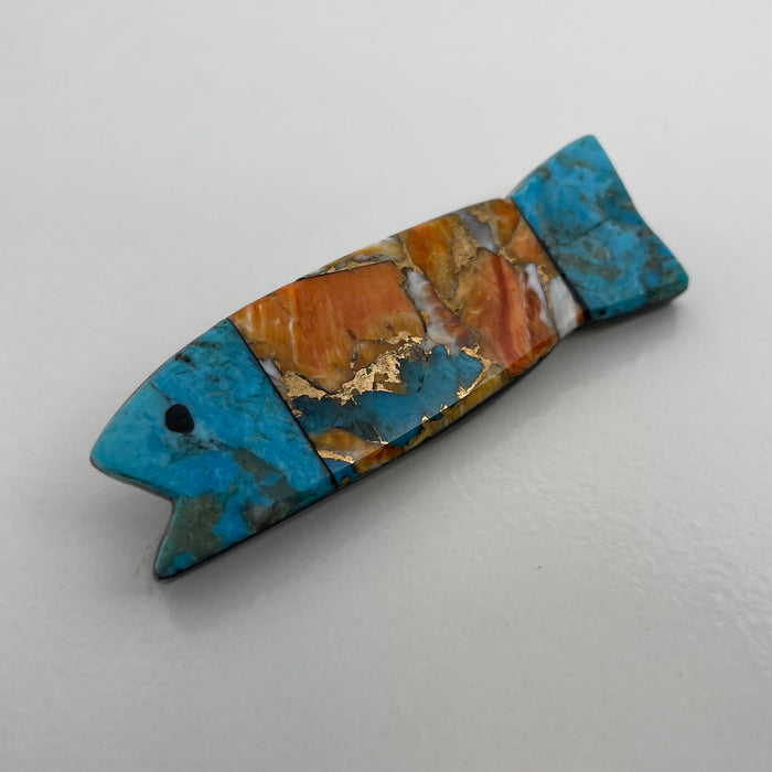 Little Swimmer Fish Pin/Pendant, by Mary Louise Tafoya