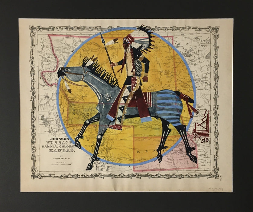 High Plains Drifter, 1861 Nebraska, Dakota, Colorado & Kansas, by Joe Pulliam, Oglala Lakota