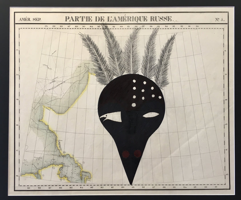 Grandfather's Story of the Raven Shaman, 1825 Map of NW Alaska, Mark Tetpon, Inupiat
