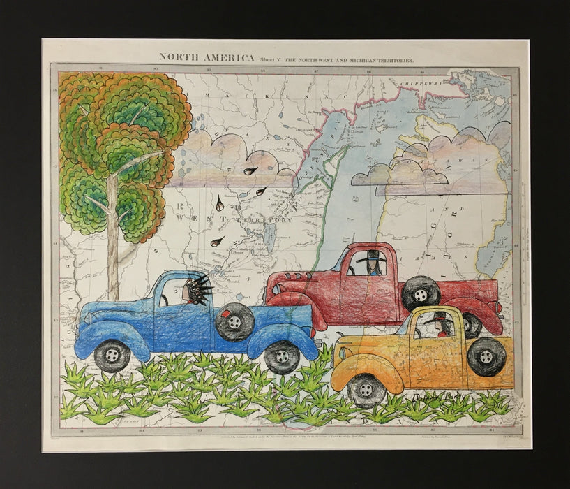 Our Horsepower, 1833 Lake Michigan Region, by Dolores Purdy, Caddo Nation WInnebago