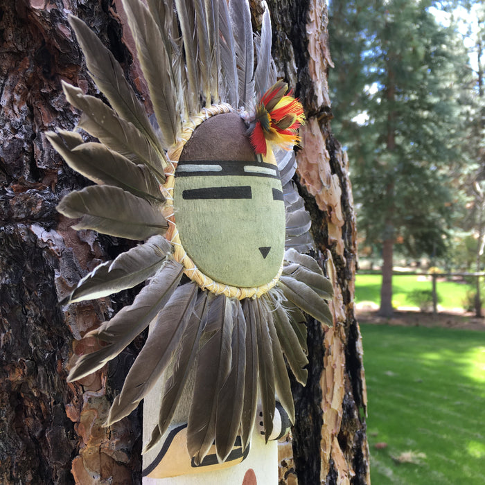Sunface Kachina Doll, by Cory Ahownewa