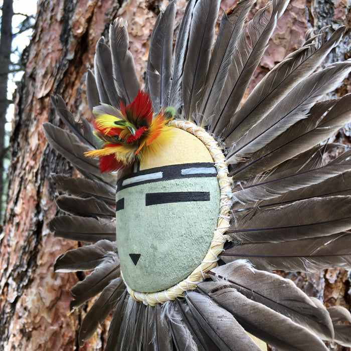 Sunface Kachina Doll, by Cory Ahownewa