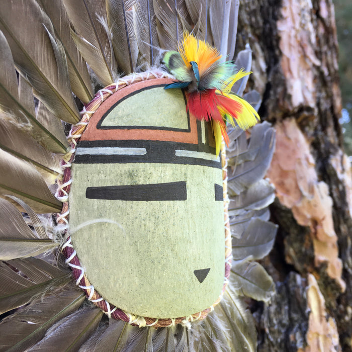 Sunface Kachina Doll, by Cory Ahownewa