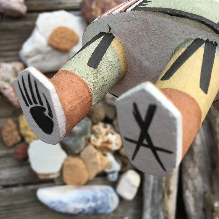 Sunface Kachina Doll, by Cory Ahownewa
