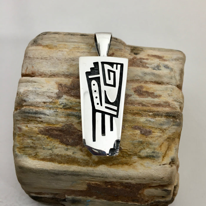 Hand Crafted Silver Overlay Pendant