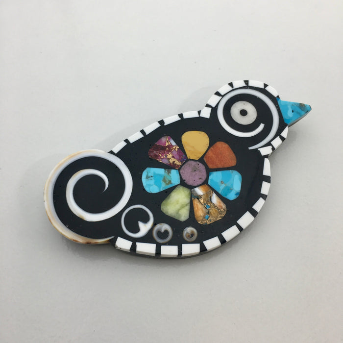 Inner Beauty Bird Pin or Pendant, by Mary Louise Tafoya