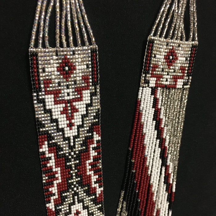 Beaded Necklace and Earrings Set, by Rena Charles, Navajo