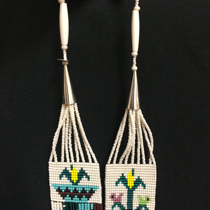 Tree of Life Beaded Necklace Set, by Rena Charles, Navajo