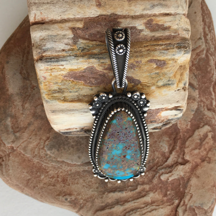 Royston Turquoise Pendant, by Ivan Howard