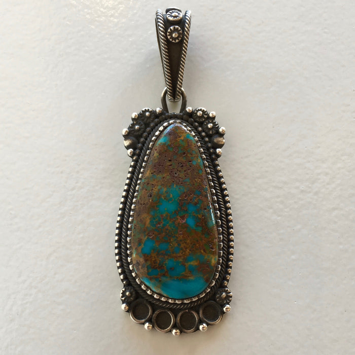 Royston Turquoise Pendant, by Ivan Howard