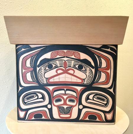 David A. Boxley Bentwood Box at Raven Makes Gallery