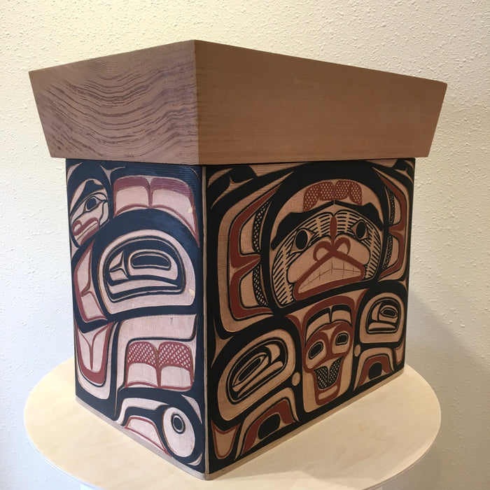 Traditional Bentwood Box, by David A. Boxley