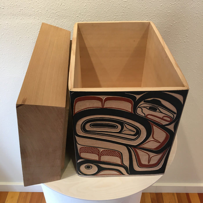 Traditional Bentwood Box, by David A. Boxley
