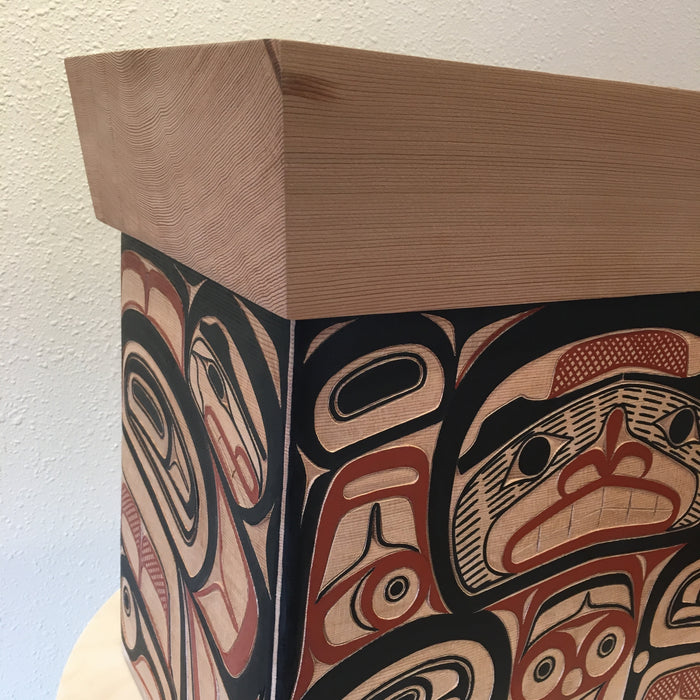 Traditional Bentwood Box, by David A. Boxley