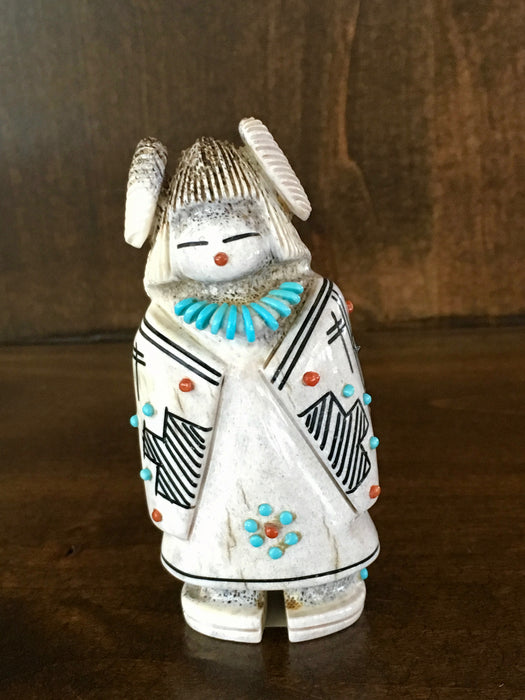 Standing Robed Maiden, Claudia Peina Fetish Carving
