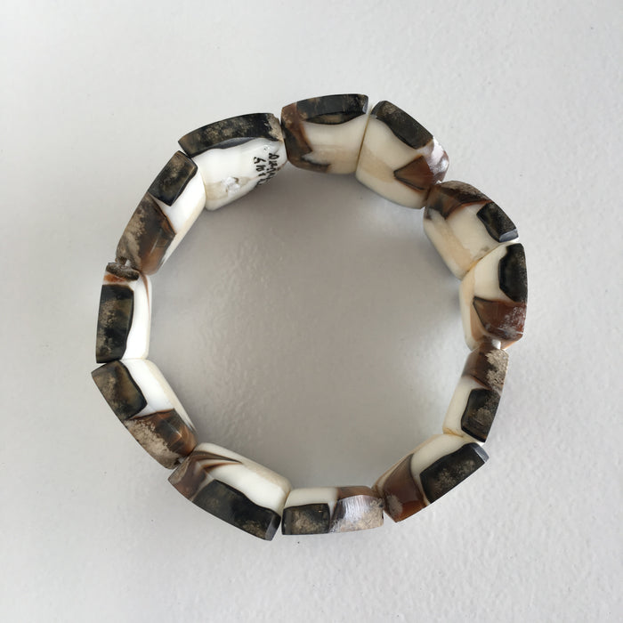 Walrus Ivory Bracelet, by Albert Olanna, Inupiat