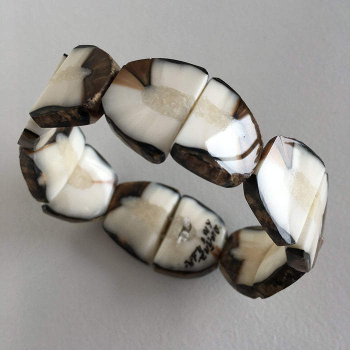 Walrus Ivory Bracelet, by Albert Olanna, Inupiat
