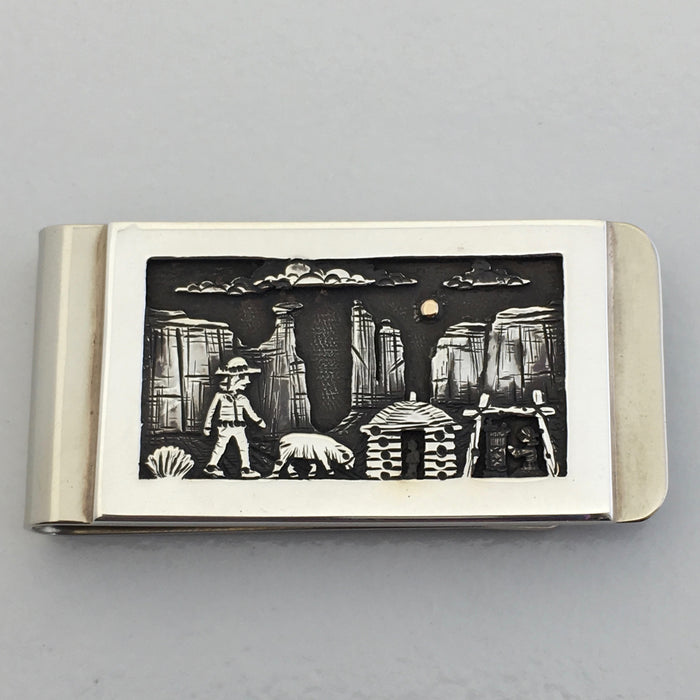 Homestead Scene Money Clip, by Cody Hunter