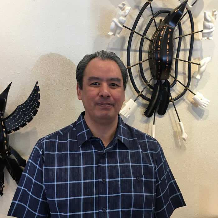 Transforming Walrus Drummer, by Mark and John Tetpon, Inupiat