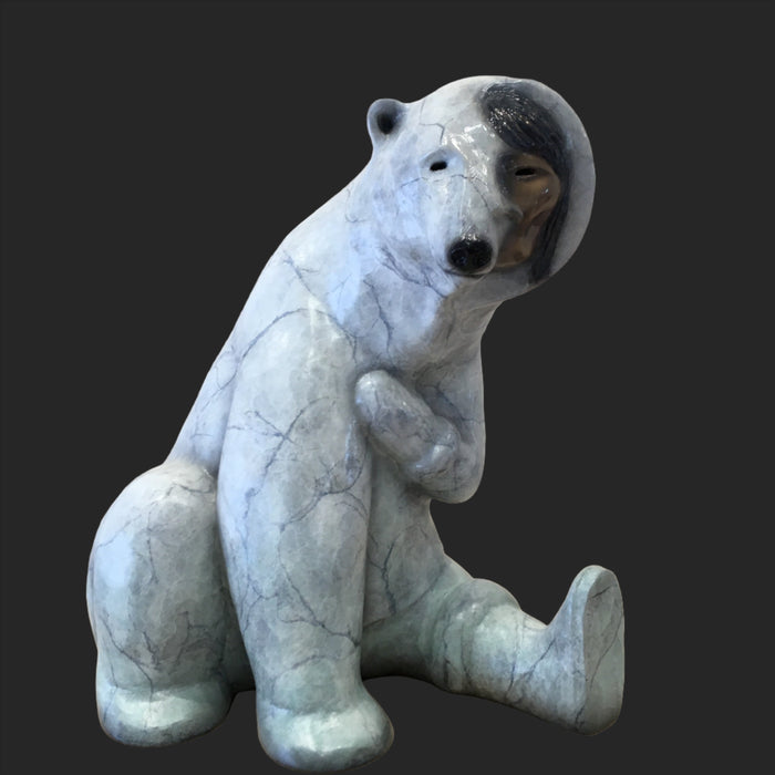 Woman Transforming Into Bear, by Terresa White