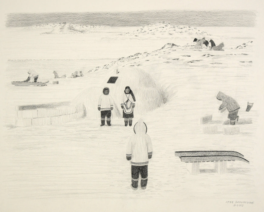Setting Camp, by Itee Pootoogook