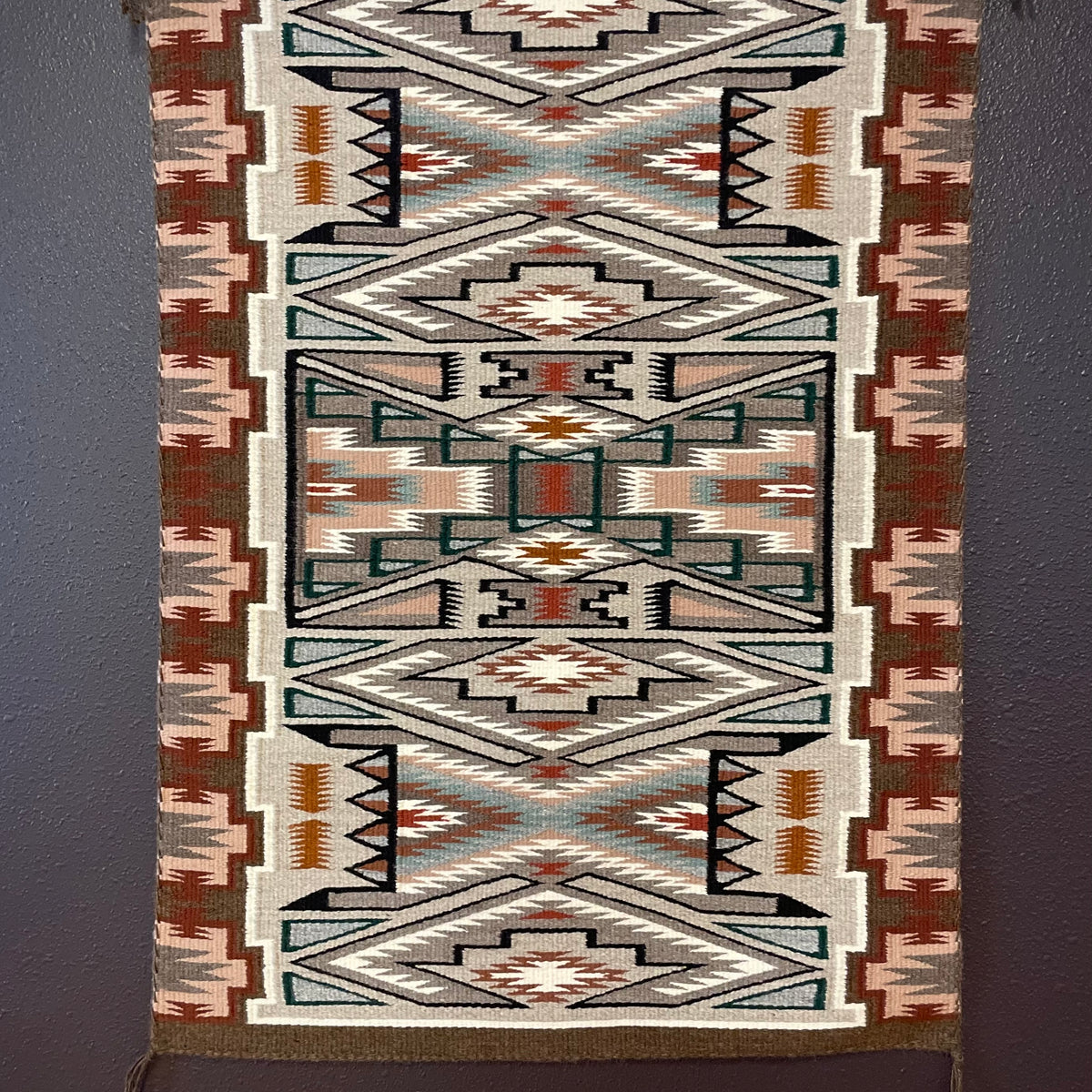 Navajo Rug by Alex Bisui at Raven Makes Native American Art