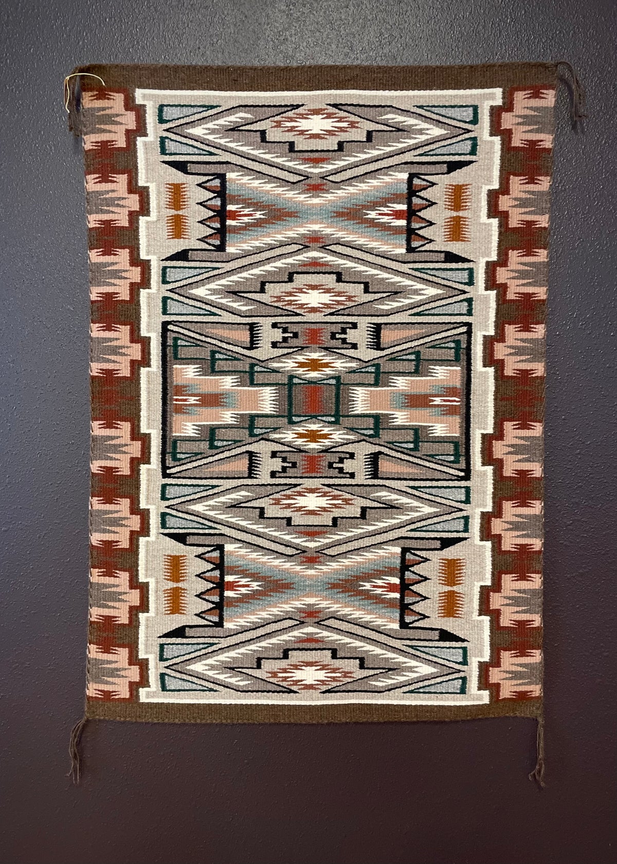 Navajo Rug by Alex Bisui at Raven Makes Native American Art