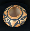 Water Symbols and Abstracts Hopi Pot, by Garret Maho, hand dug pottery, Hopi, Arizona