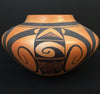 Water Symbols and Abstracts Hopi Pot, by Garret Maho, hand dug pottery, Hopi, Arizona