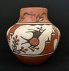 Zia Polychrome Pottery Jar, by Ruby Panana at Raven Makes Gallery in Sisters, Oregon