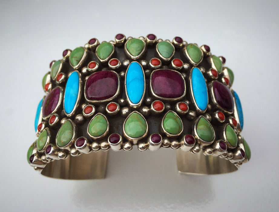 Multi-Stone Cuff Bracelet, by Dee Nez