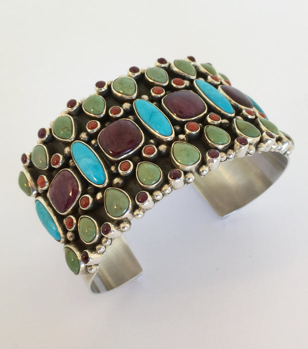 Multi-Stone Cuff Bracelet, by Dee Nez