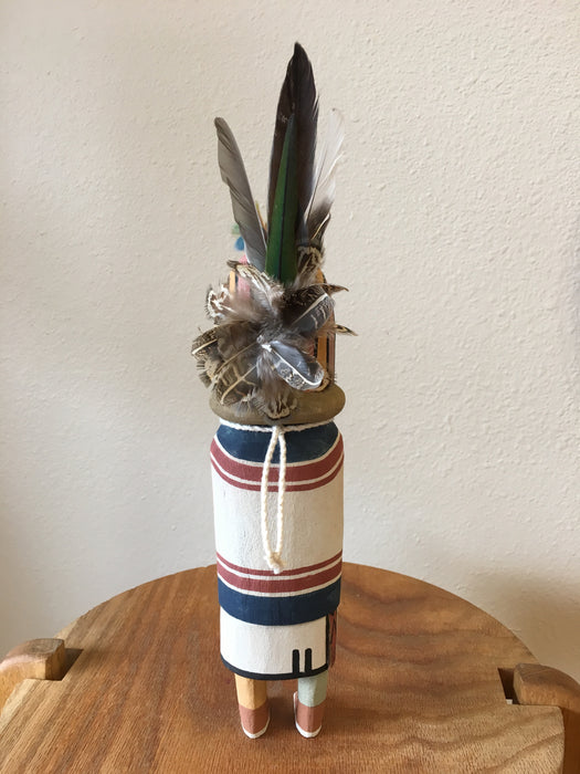"Tsistoto" Tobacco Summer Flower Kachina Doll, by Paul Tso