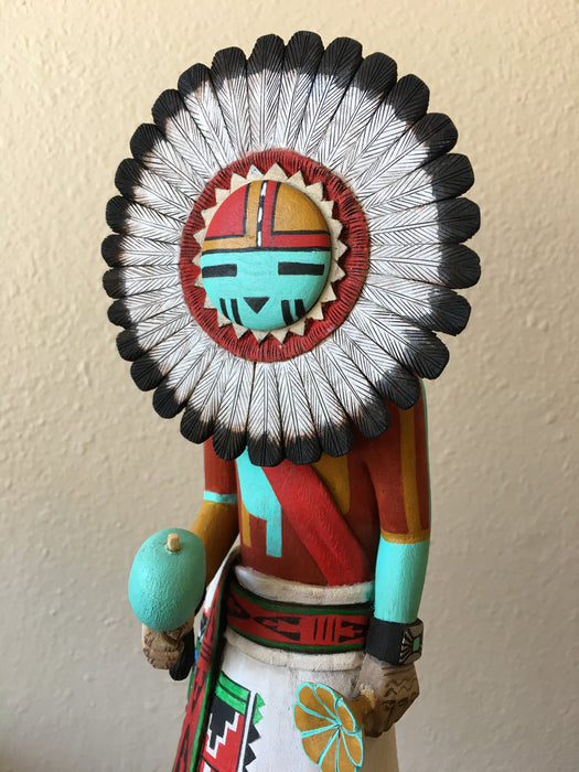 Sunface Kachina, Wilmer Kaye, at Raven Makes Gallery