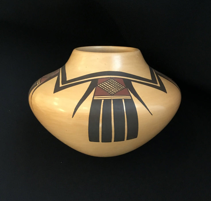 Hopi Polychrome Pottery Jar, by Fawn Navasie