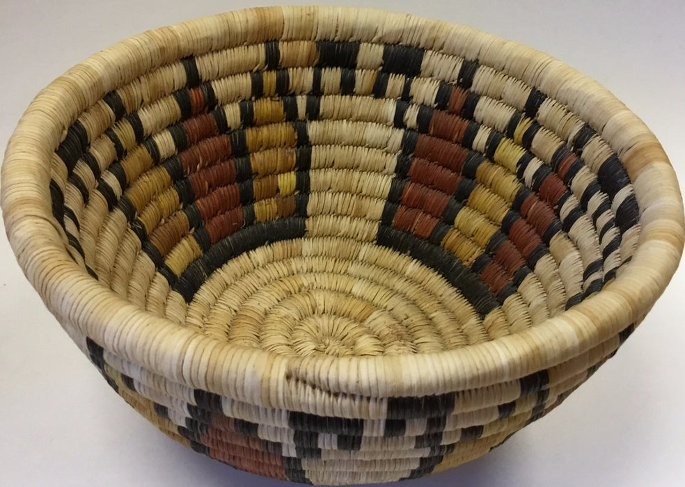 Hopi Polychrome Basket-Bowl, Second Mesa