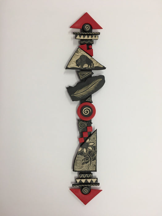 Abundant Peace Totem Stick Wall Art, by Carolyn Bernard Young