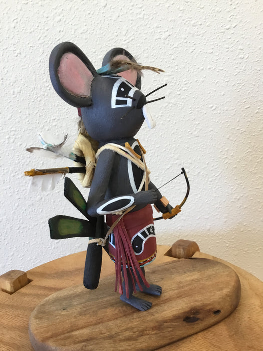 Mouse Warrior Sculpture, by Wilfred Kaye