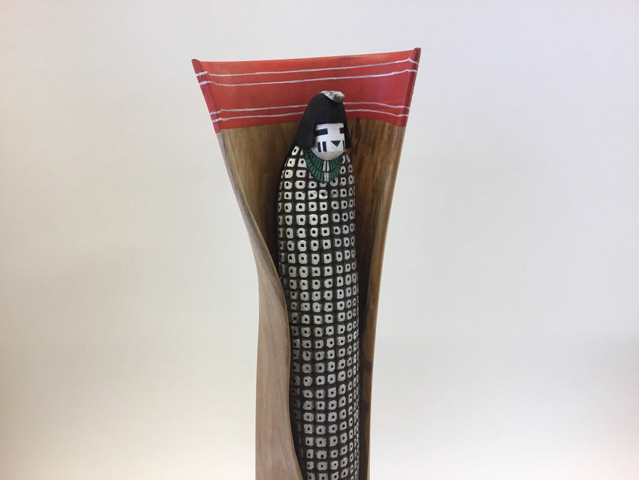 White Corn Maiden Kachina Doll, by Wilmer Kaye
